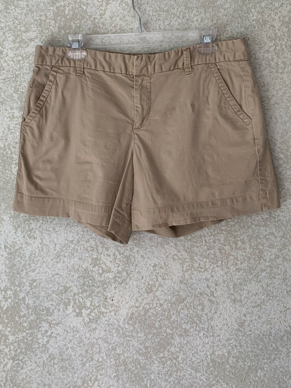 Calvin‎ Klein Jeans Tan Casual Chino Shorts Size 12 Cotton Preppy Golf Casual